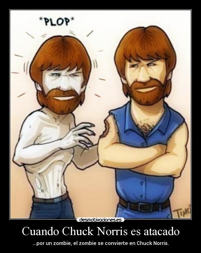 Cuando Chuck Norris es atacado -