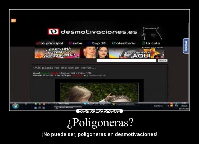 ¿Poligoneras? - ¡No puede ser, poligoneras en desmotivaciones!