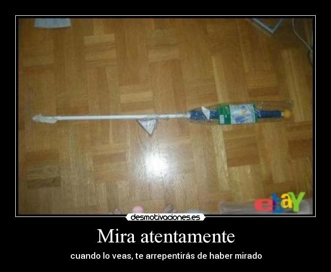 Mira atentamente - cuando lo veas, te arrepentirás de haber mirado