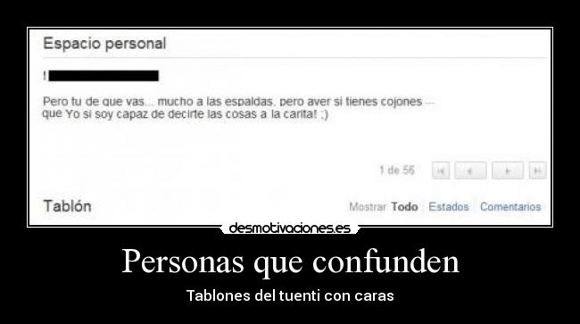 Personas que confunden - Tablones del tuenti con caras