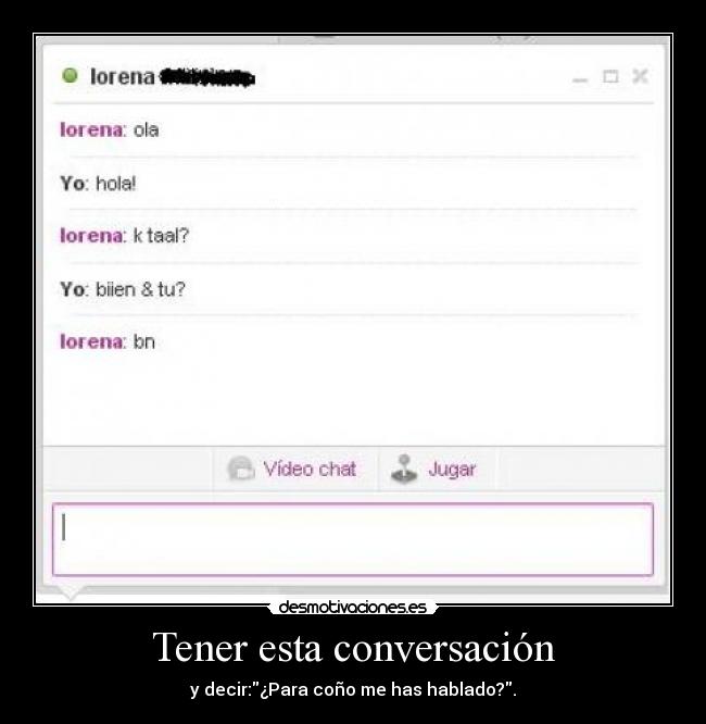 Tener esta conversación -
