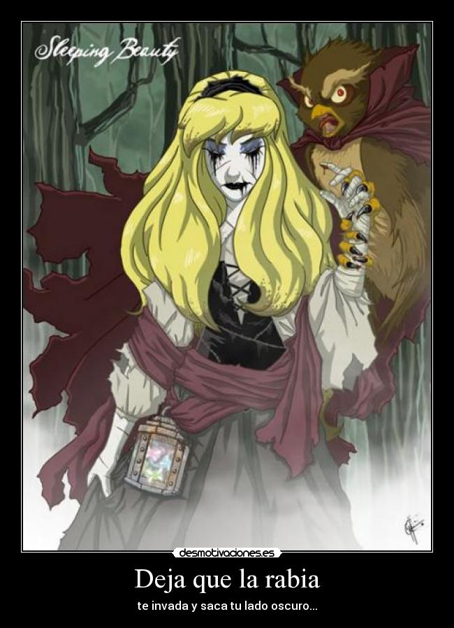 Deja que la rabia - te invada y saca tu lado oscuro...