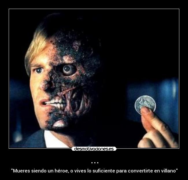 carteles batman harvey dent desmotivaciones