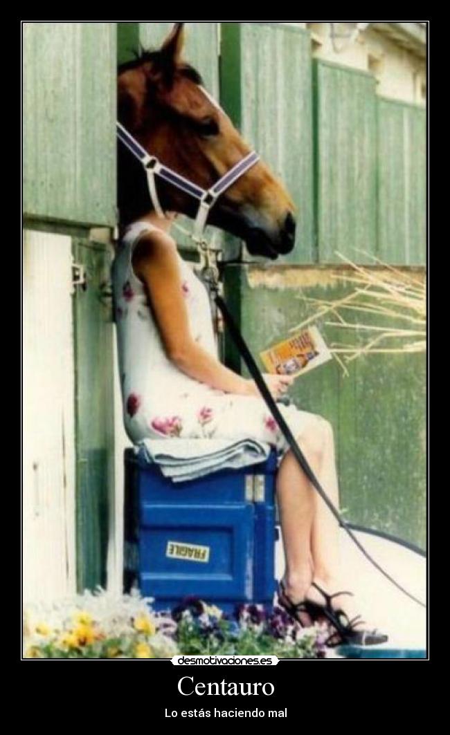 Centauro - Lo estás haciendo mal