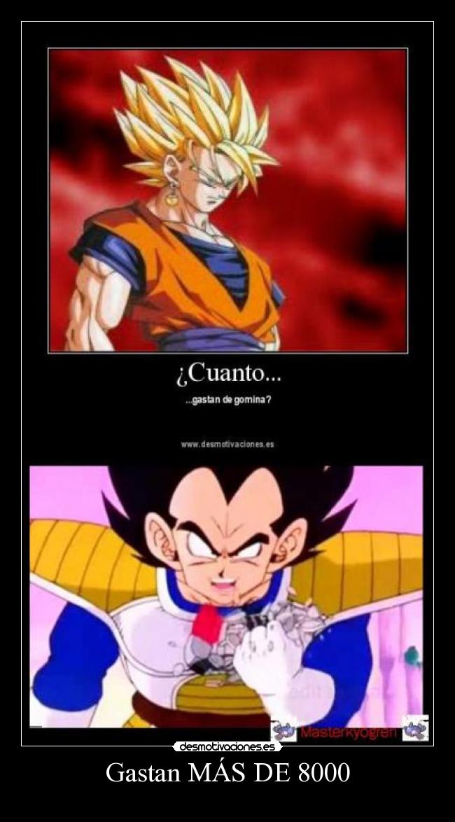 Gastan MÁS DE 8000 - 