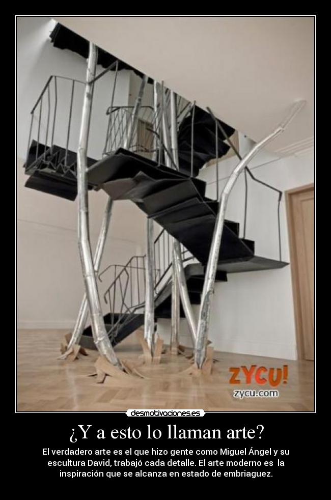 ¿Y a esto lo llaman arte? -