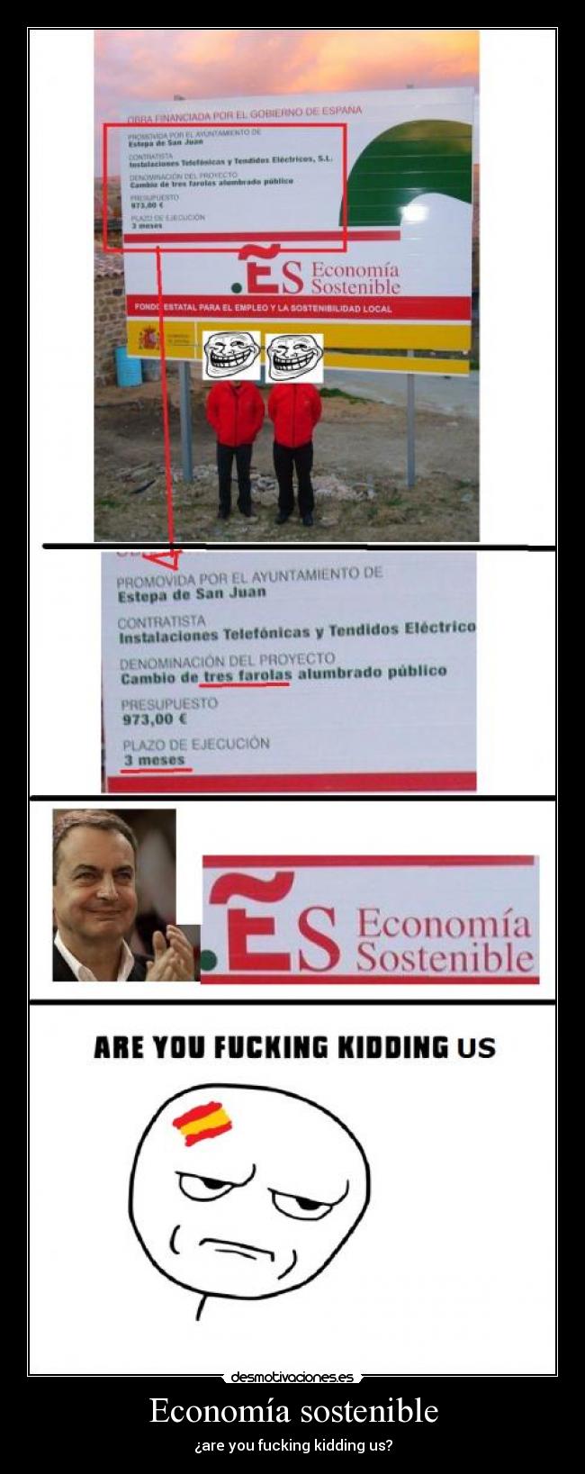 Economía sostenible - ¿are you fucking kidding us?