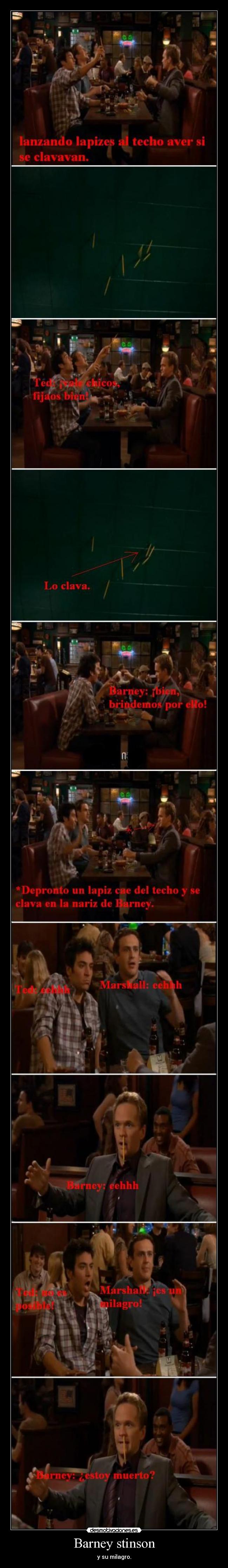 Barney stinson - y su milagro.
