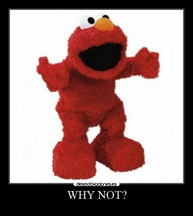 WHY NOT? -