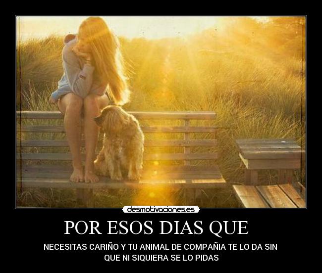 POR ESOS DIAS QUE -