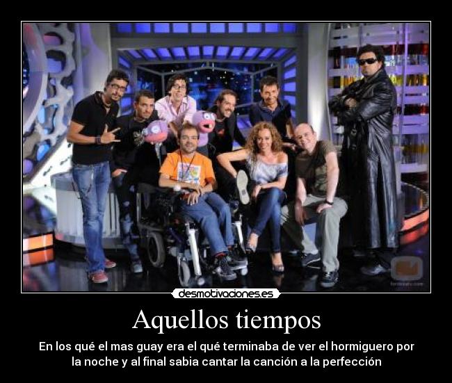 Aquellos tiempos -