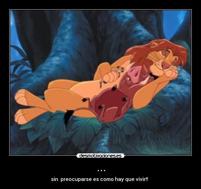 carteles hakuna matata desmotivaciones