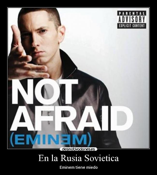 En la Rusia Sovietica - Eminem tiene miedo