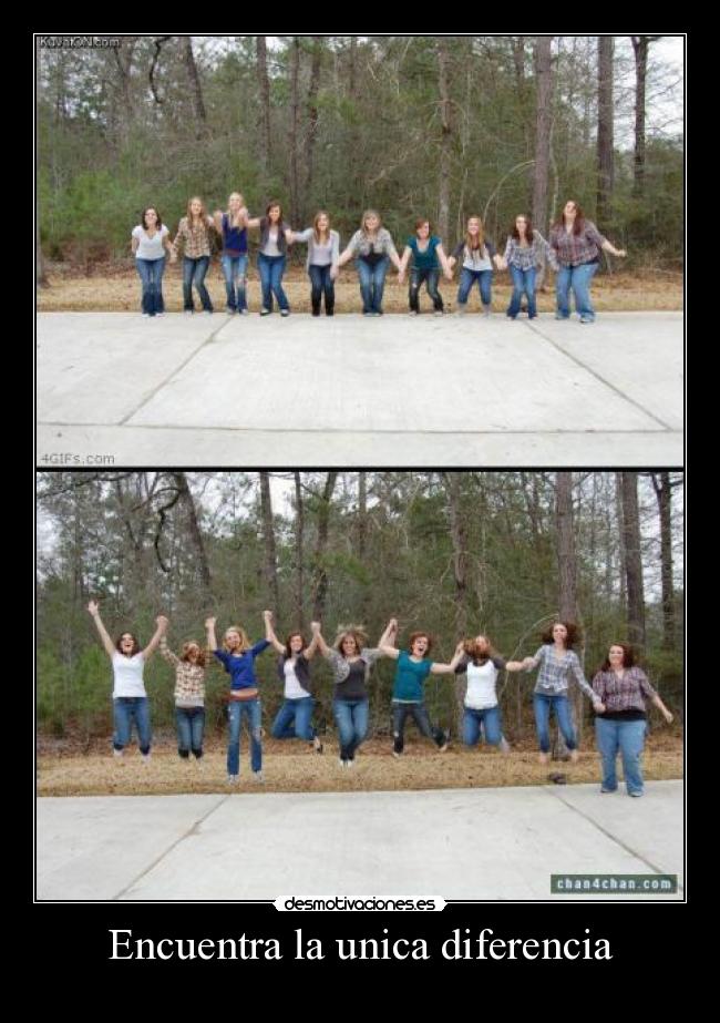 Encuentra la unica diferencia -