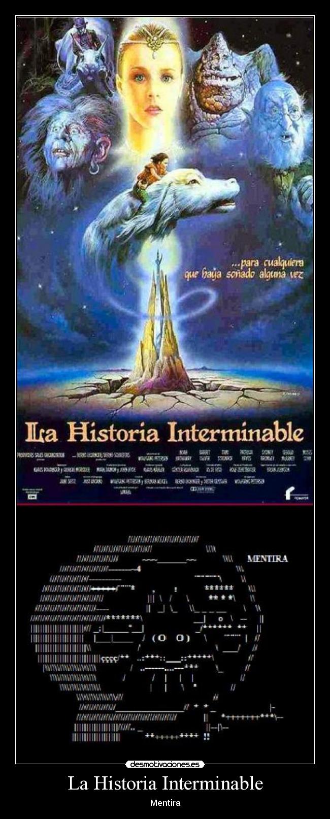 carteles historia mentira desmotivaciones