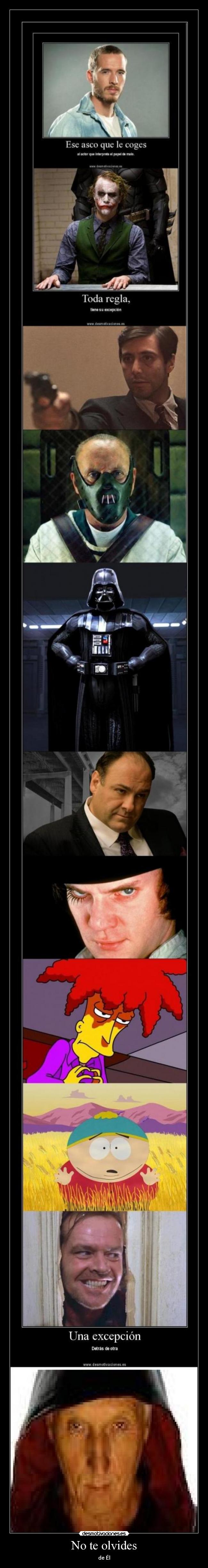 No te olvides - de Él