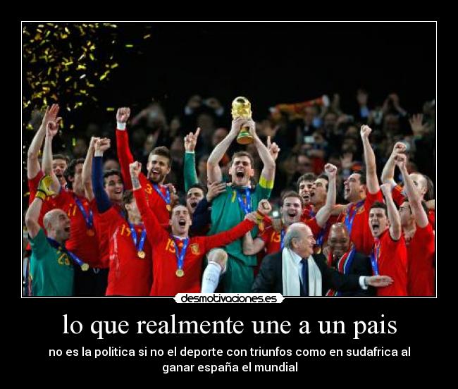 lo que realmente une a un pais -