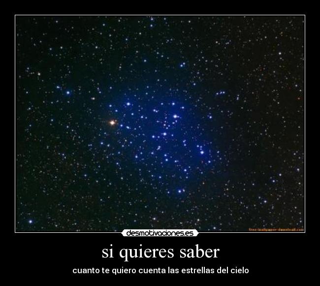 si quieres saber - 