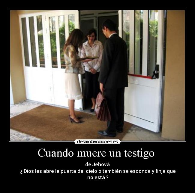 Cuando muere un testigo -