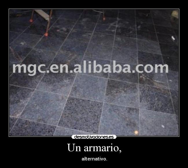 Un armario, - alternativo.