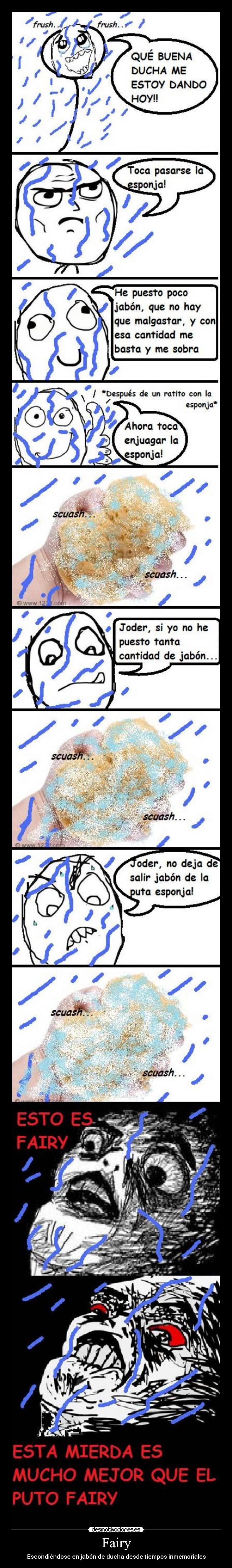 Fairy - Escondiéndose en jabón de ducha desde tiempos inmemoriales