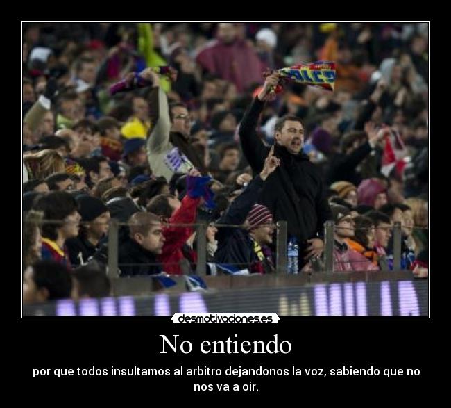 No entiendo - 