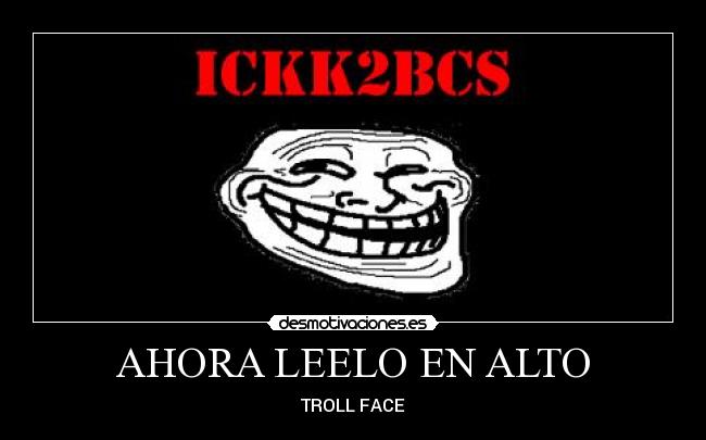 carteles troll face desmotivaciones