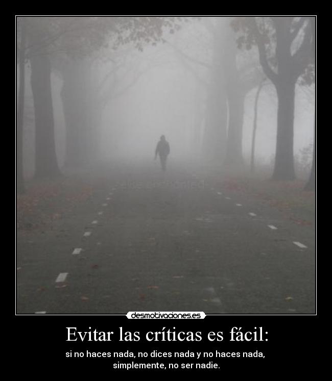 carteles criticas evitar desmotivaciones