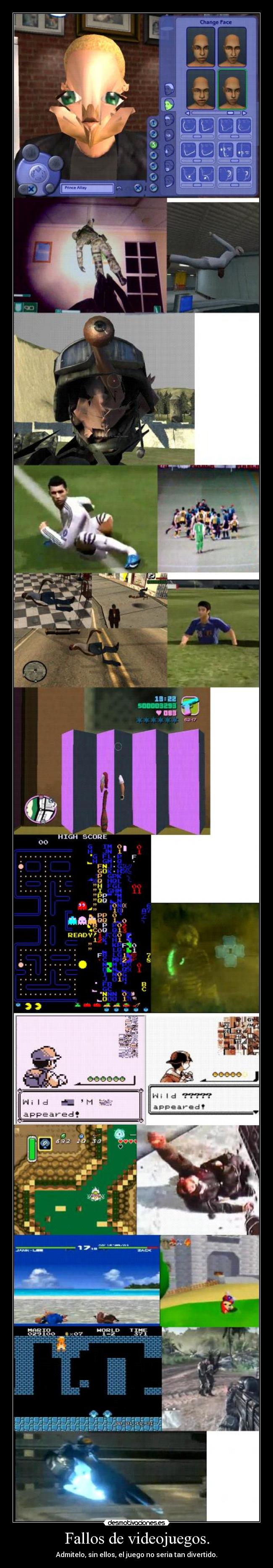 carteles videojuegos juego desmotivaciones