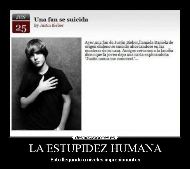 LA ESTUPIDEZ HUMANA -