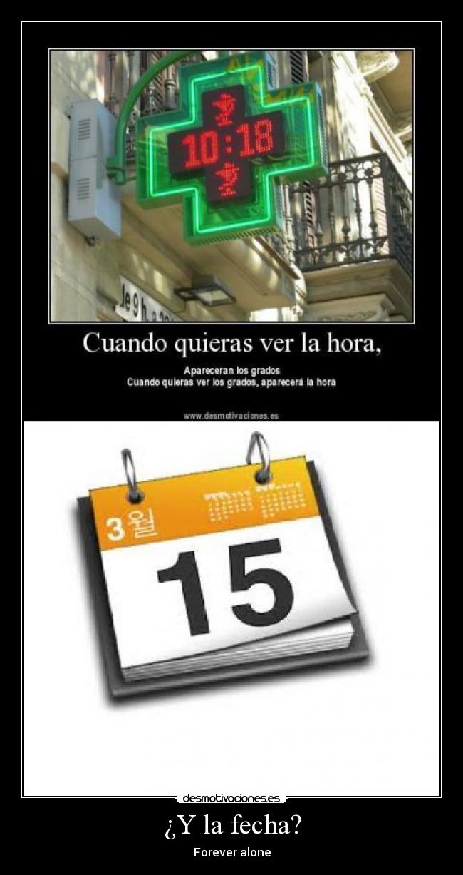 ¿Y la fecha? - 