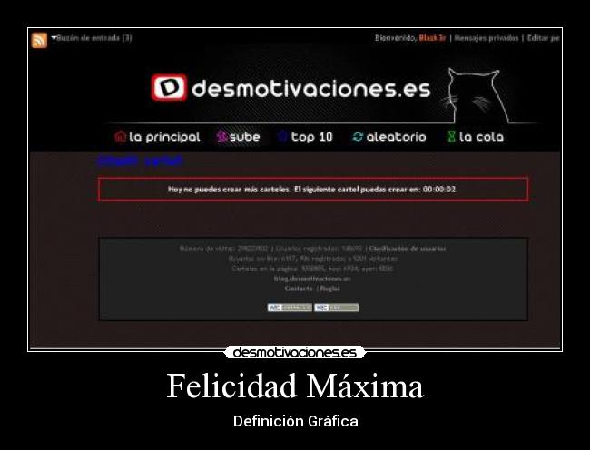 Felicidad Máxima - Definición Gráfica