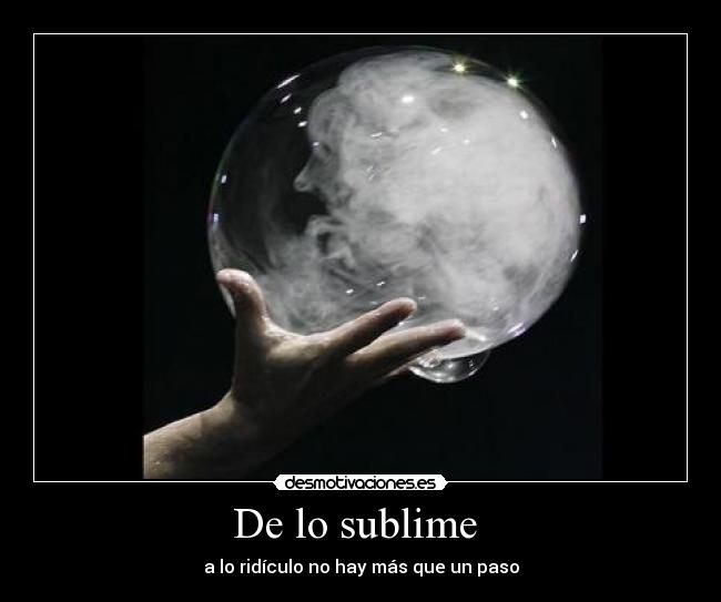 De lo sublime  - 