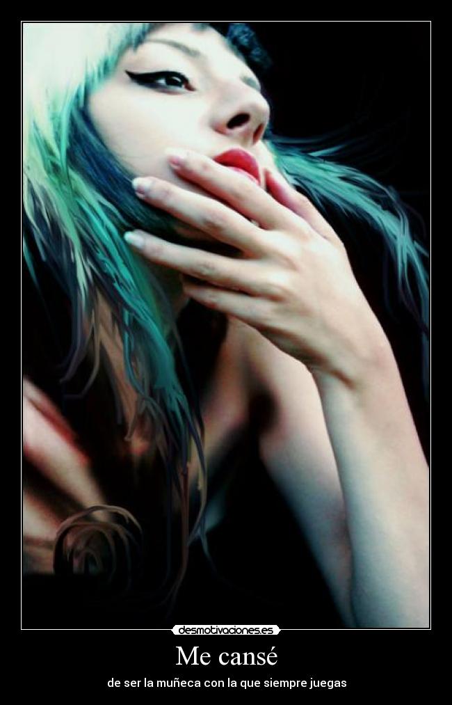carteles muneca jugar cansar siempre desmotivaciones