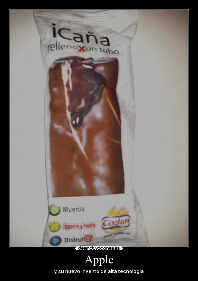 Apple - y su nuevo invento de alta tecnologia