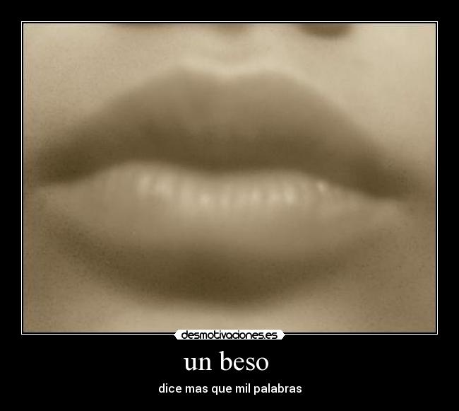 un beso  - 