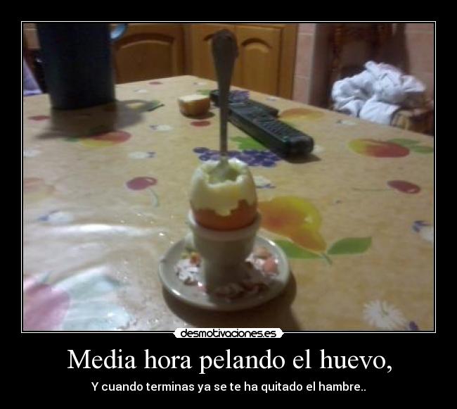 carteles huevos desmotivaciones