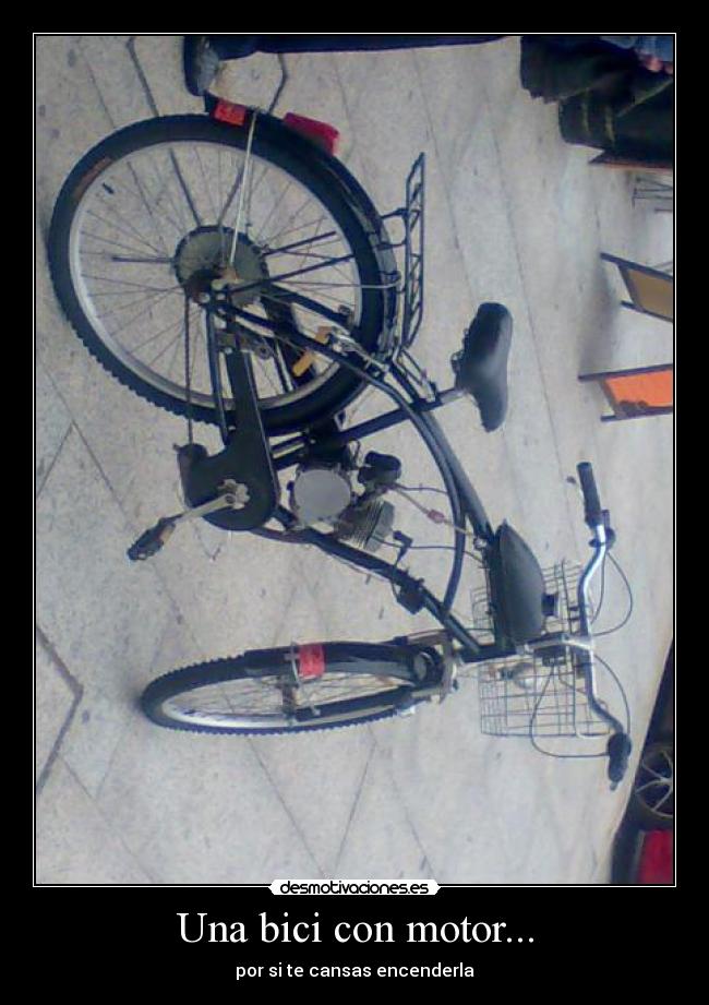 Una bici con motor... -