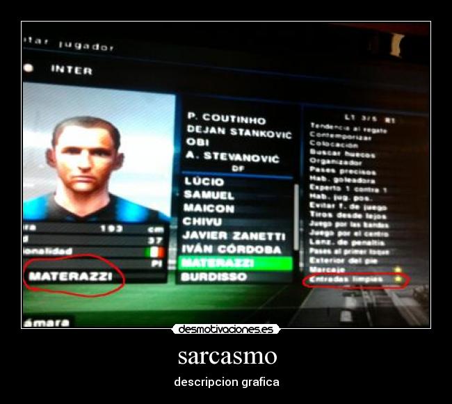 sarcasmo - descripcion grafica