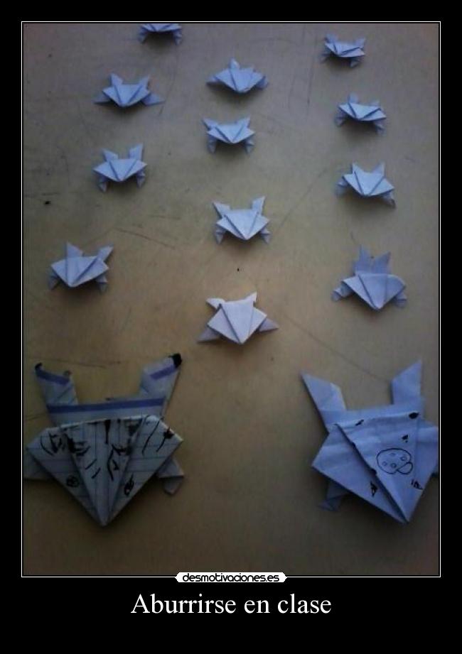 Aburrirse en clase -