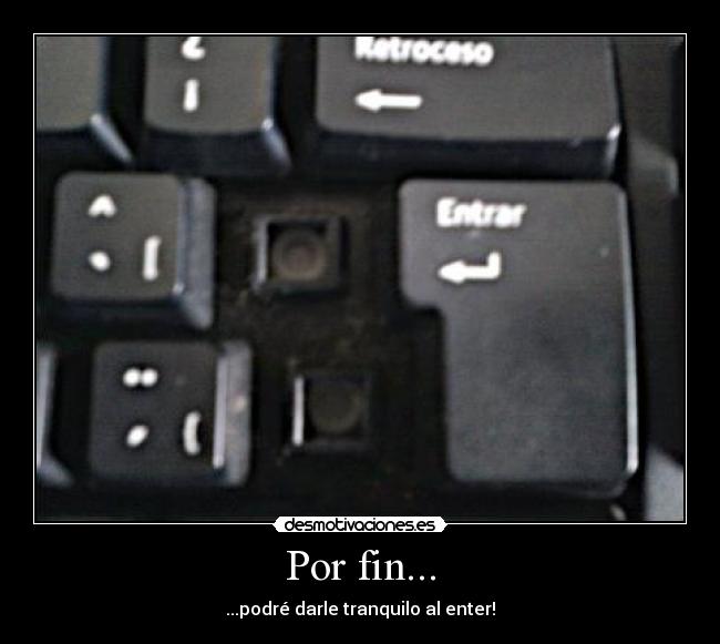 Por fin... -