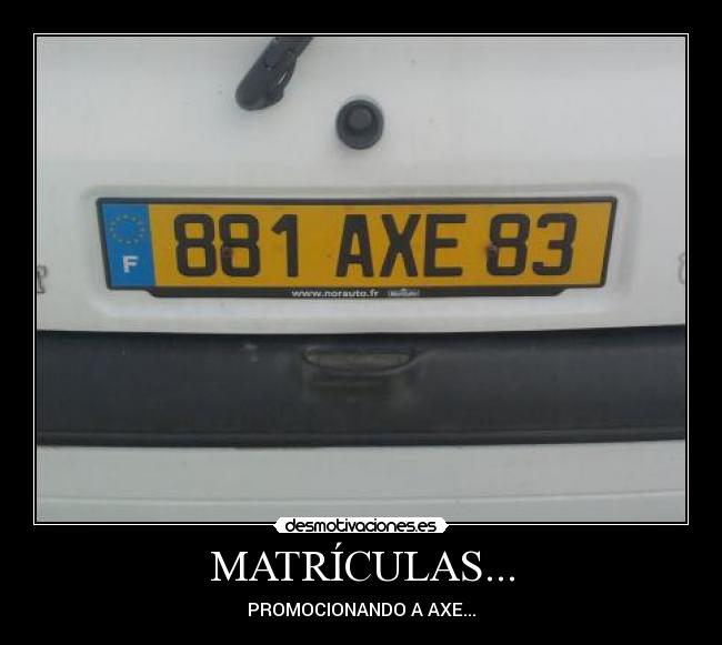 MATRÍCULAS... -