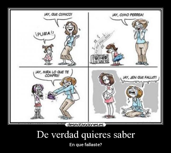 De verdad quieres saber -