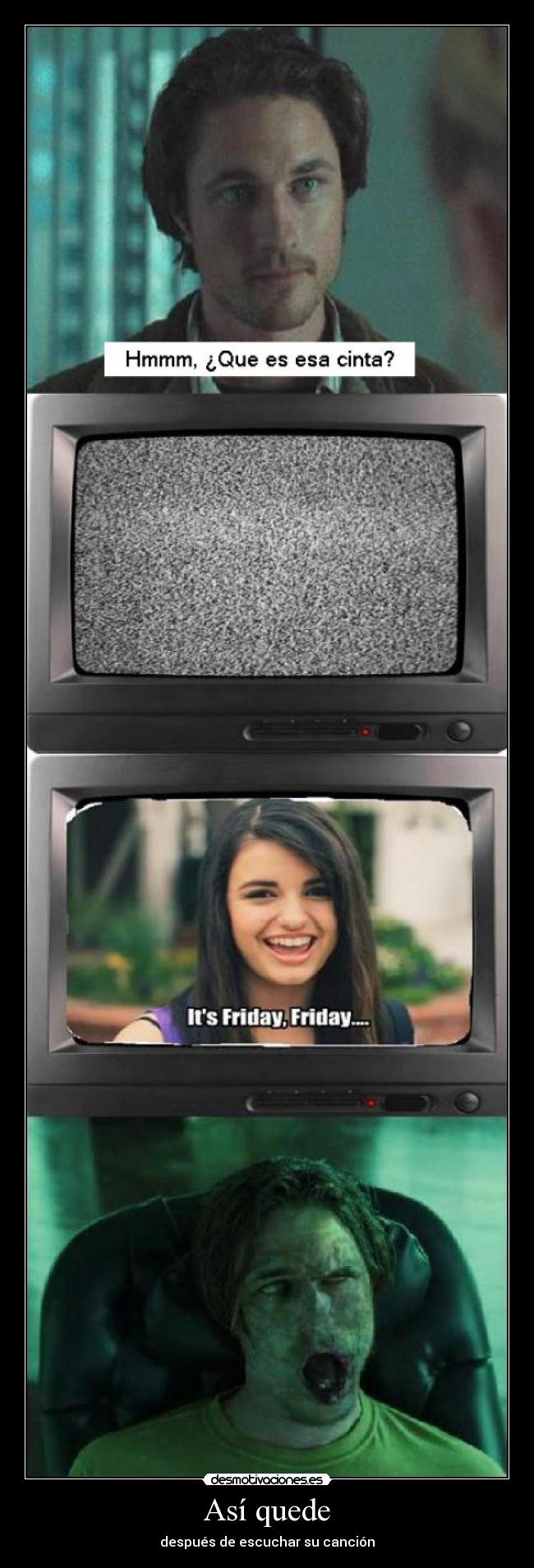 Así quede - después de escuchar su canción