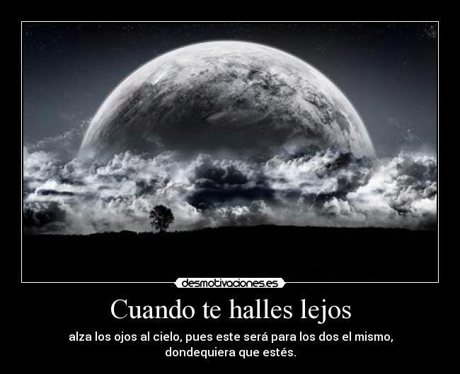 Cuando te halles lejos -