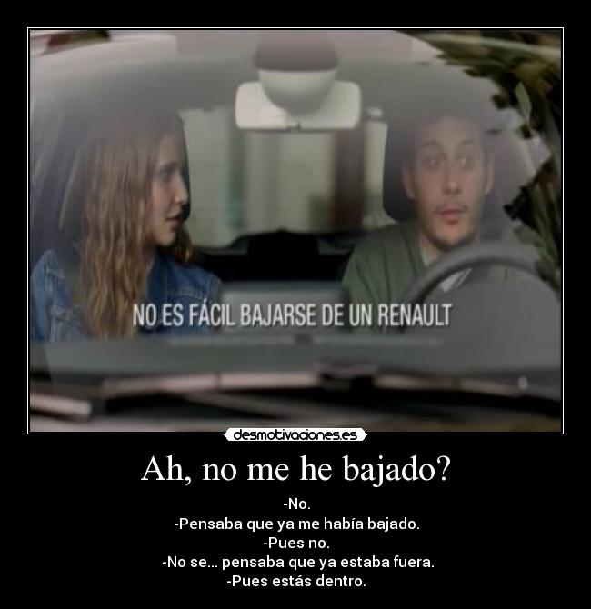 Ah, no me he bajado? - 