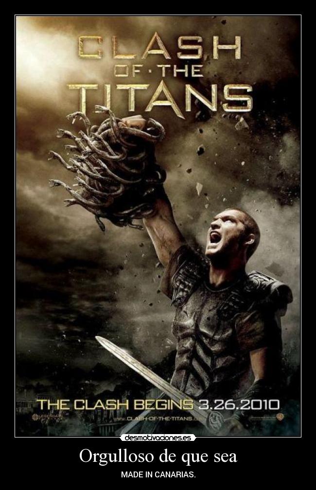 Orgulloso de que sea - MADE IN CANARIAS.