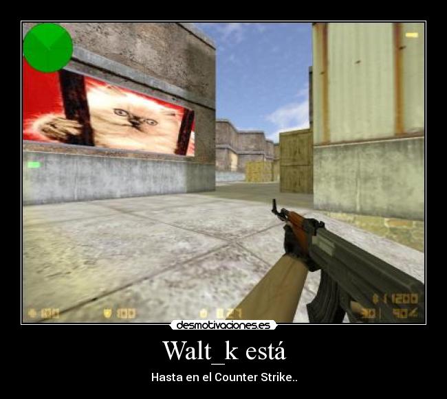 Walt_k está - Hasta en el Counter Strike..