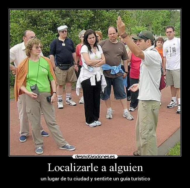 Localizarle a alguien - 