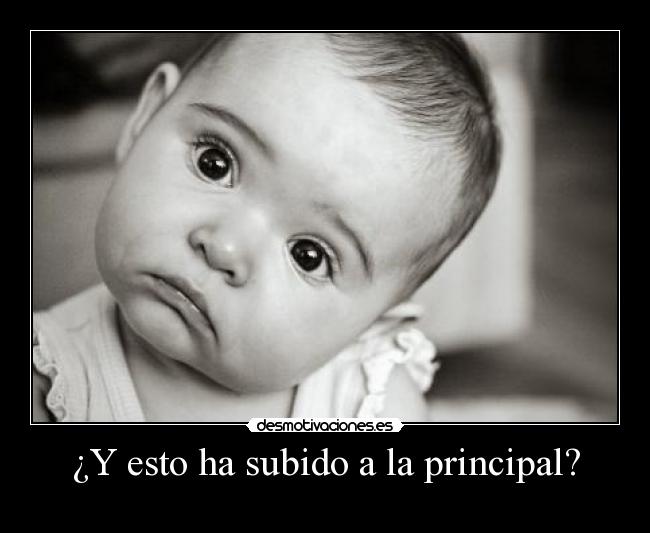 ¿Y esto ha subido a la principal? - 